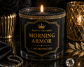 Morning Armor Reflection Candle - I Am Protected - Black Rhinestone Crown - Beauty for Ashes Global